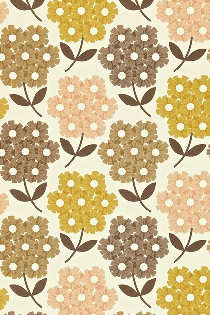 Rhododendron wallpaper by Orla Kiely